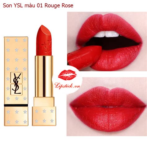 son ysl vỏ vàng|son ysl màu 01.